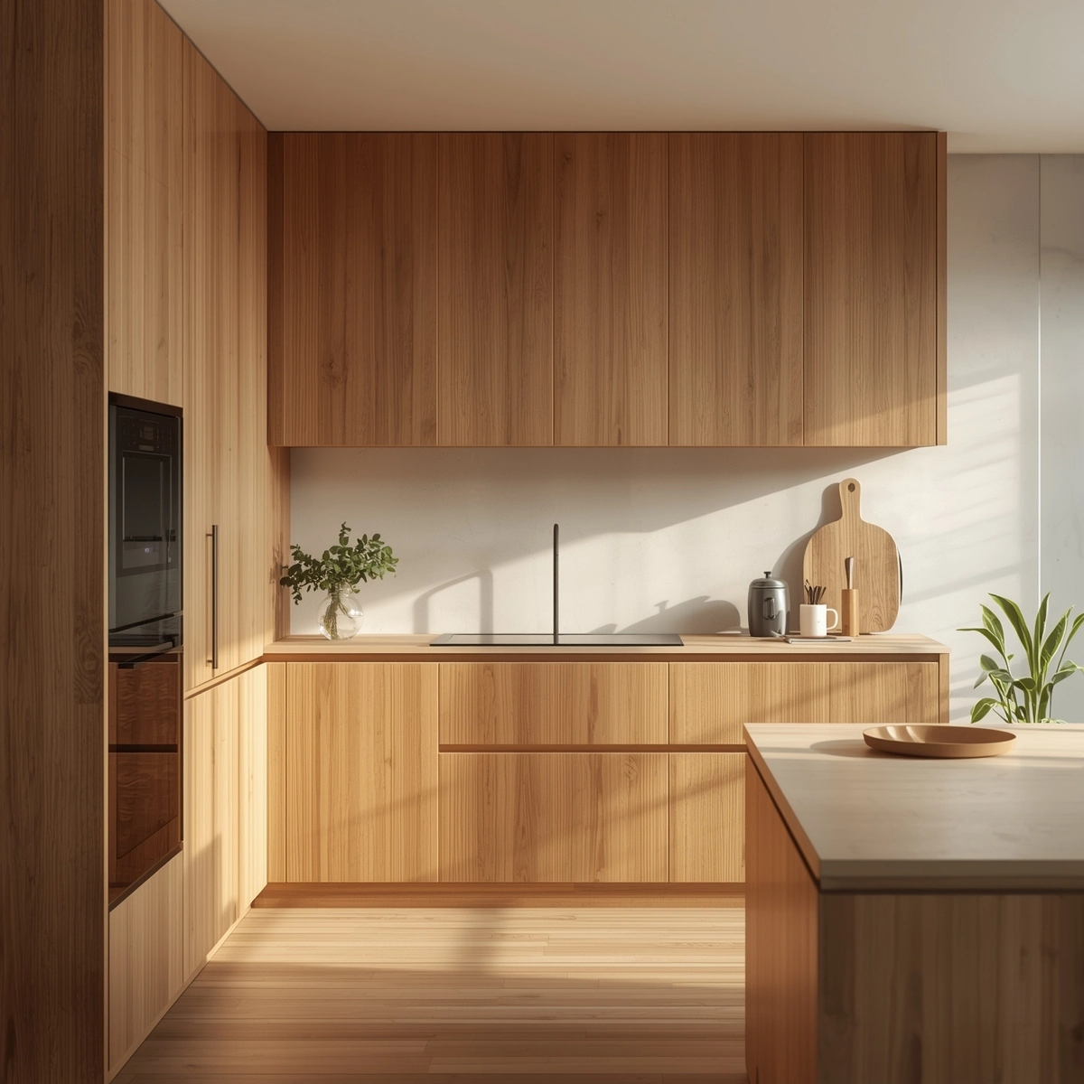 Fronty fornirowane z wyraźnym rysunkiem słojów