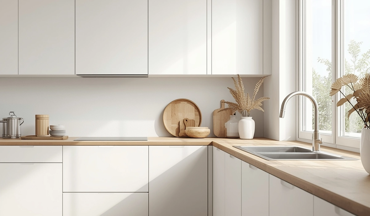 Nowoczesna kuchnia – jasne fronty